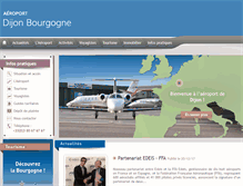 Tablet Screenshot of dijon.aeroport.fr