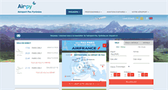 Desktop Screenshot of pau.aeroport.fr