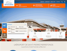 Tablet Screenshot of pierrefonds.aeroport.fr