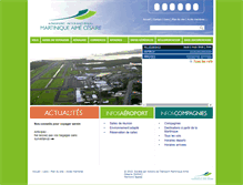 Tablet Screenshot of martinique.aeroport.fr