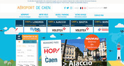 Desktop Screenshot of caen.aeroport.fr