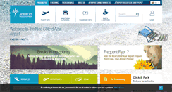 Desktop Screenshot of en.nice.aeroport.fr