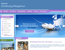Tablet Screenshot of cherbourg.aeroport.fr