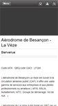 Mobile Screenshot of besanconlaveze.aeroport.fr