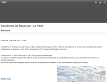 Tablet Screenshot of besanconlaveze.aeroport.fr