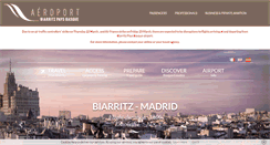 Desktop Screenshot of biarritz.aeroport.fr