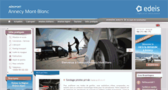 Desktop Screenshot of annecy.aeroport.fr