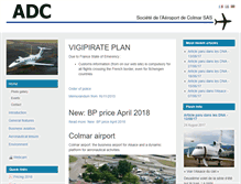 Tablet Screenshot of colmar.aeroport.fr