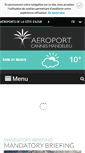 Mobile Screenshot of cannes.aeroport.fr