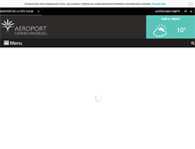 Tablet Screenshot of cannes.aeroport.fr