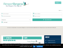 Tablet Screenshot of bergerac.aeroport.fr