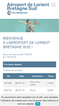 Mobile Screenshot of lorient.aeroport.fr
